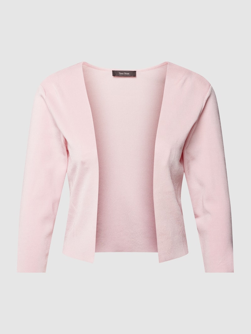 Cropped Jacke aus Viskose-Mix in rosé