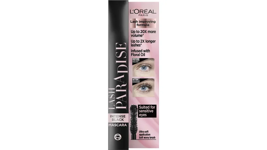 L'ORÉAL PARIS Wimperntusche Paradise Extra Black 6.4 ml Intense Black