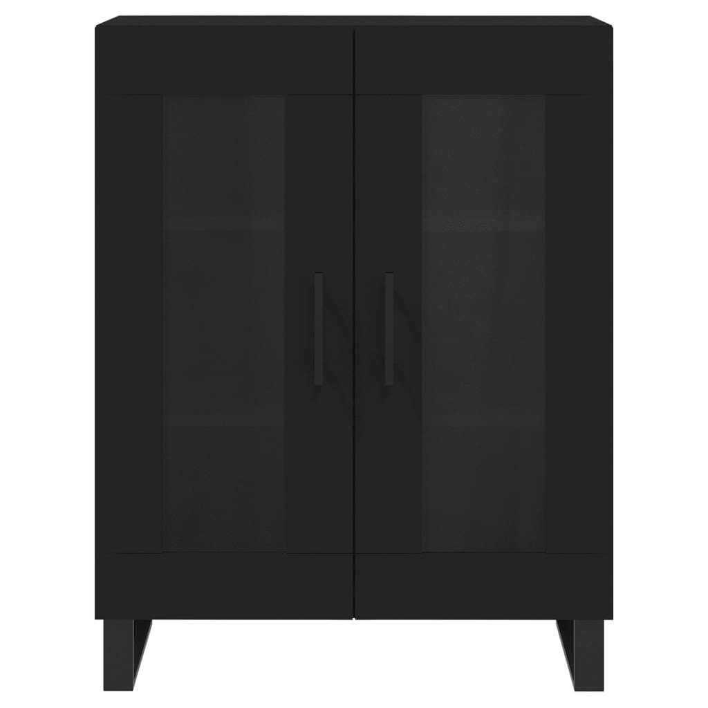 vidaXL Sideboard Sideboard Schwarz 69,5x34x90 cm Holzwerkstoff (1 St)