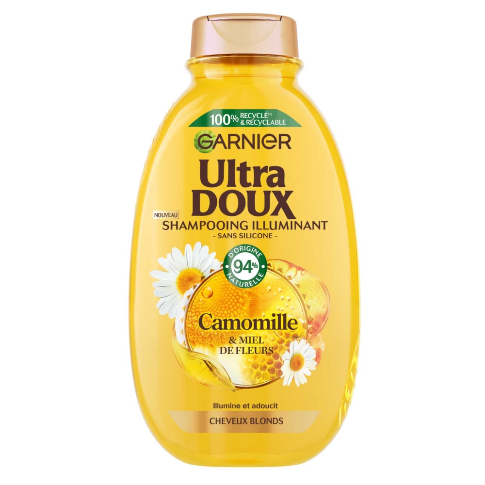 garnier Ultra Doux Camomille Shampoing à la Camomille et Miel de Fleurs