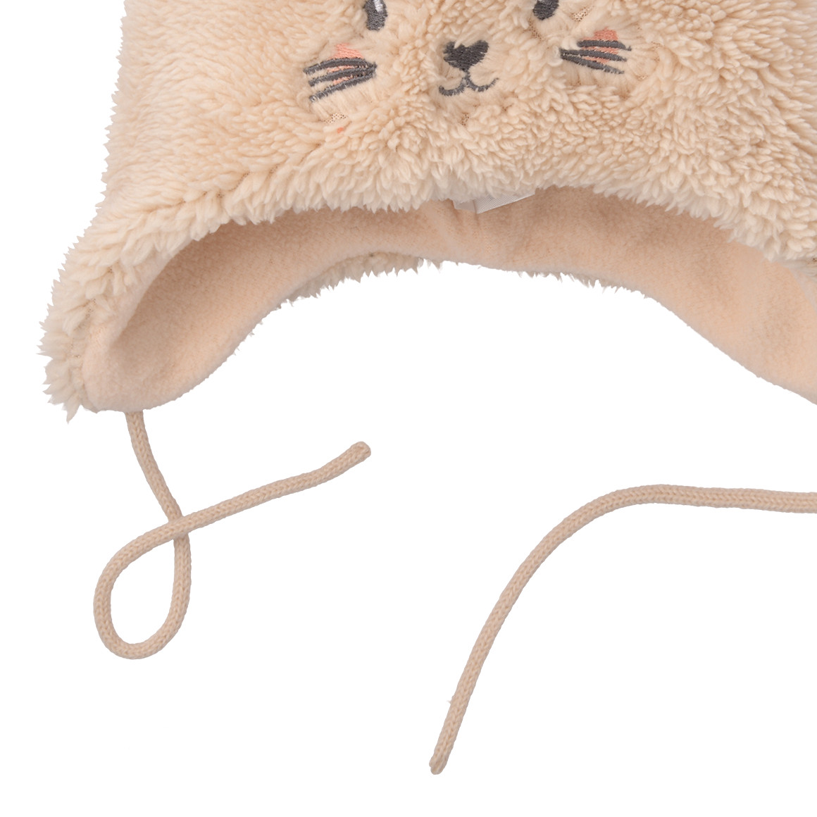 Baby Kuschelmütze aus Plüsch