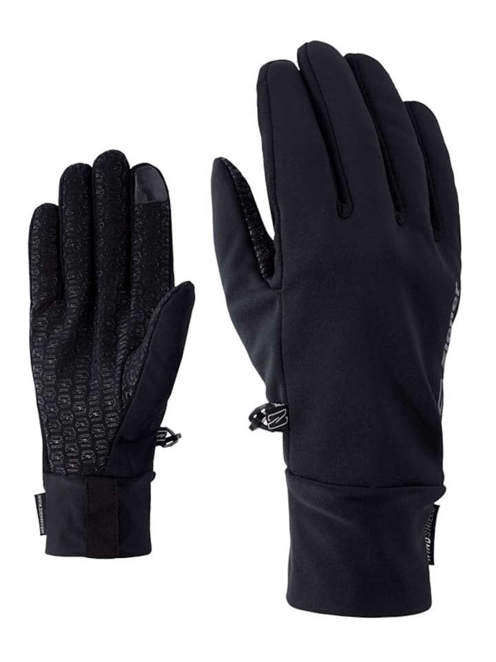 Ziener Sporthandschuhe 'IVIDURO TOUCH' in schwarz günstig kaufen 6,5