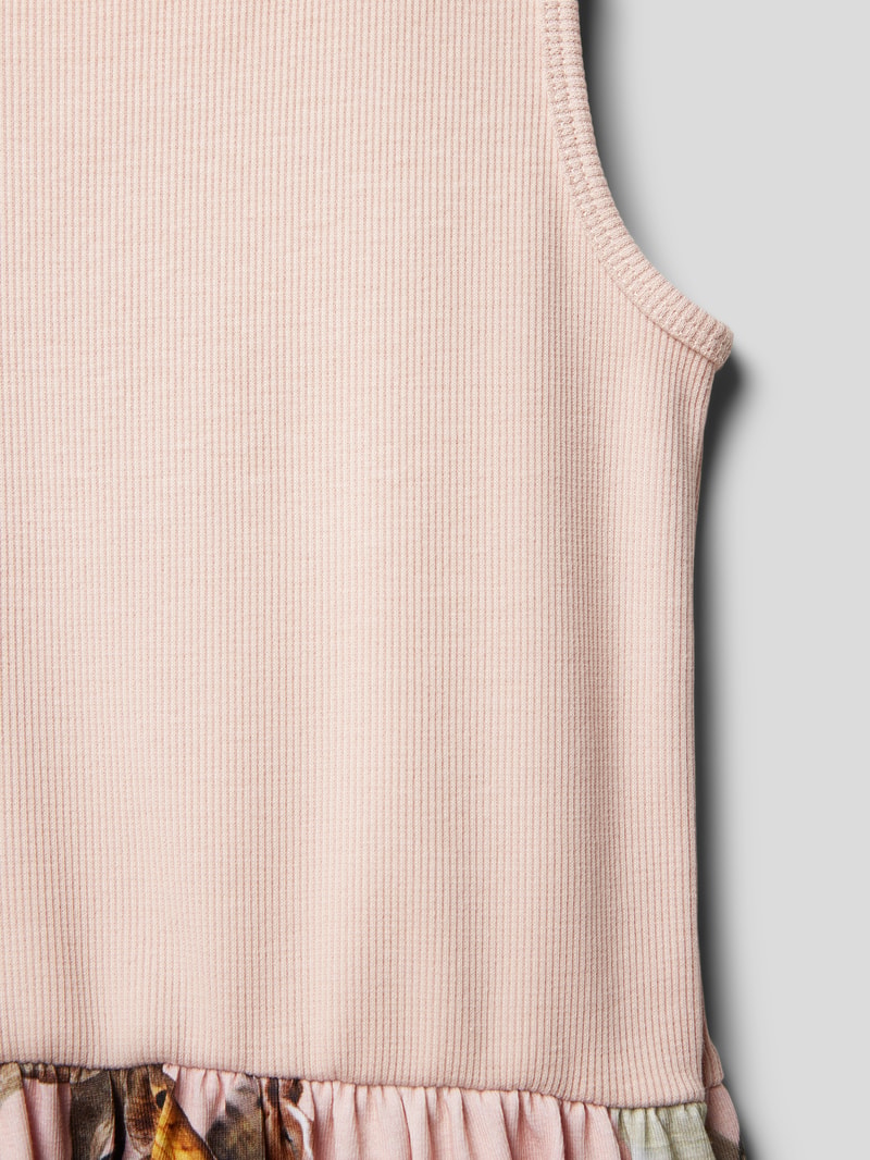 Kleid mit Motiv-Print Modell 'Colleen' in rosa