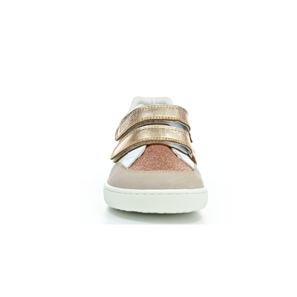 Shapen Charm Mini Rose Gold Leather Barfußsneakers
