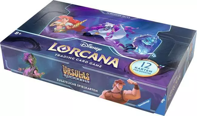 Disney Lorcana: Ursulas Rückkehr - Display mit 24 Booster Packs (Deutsch)