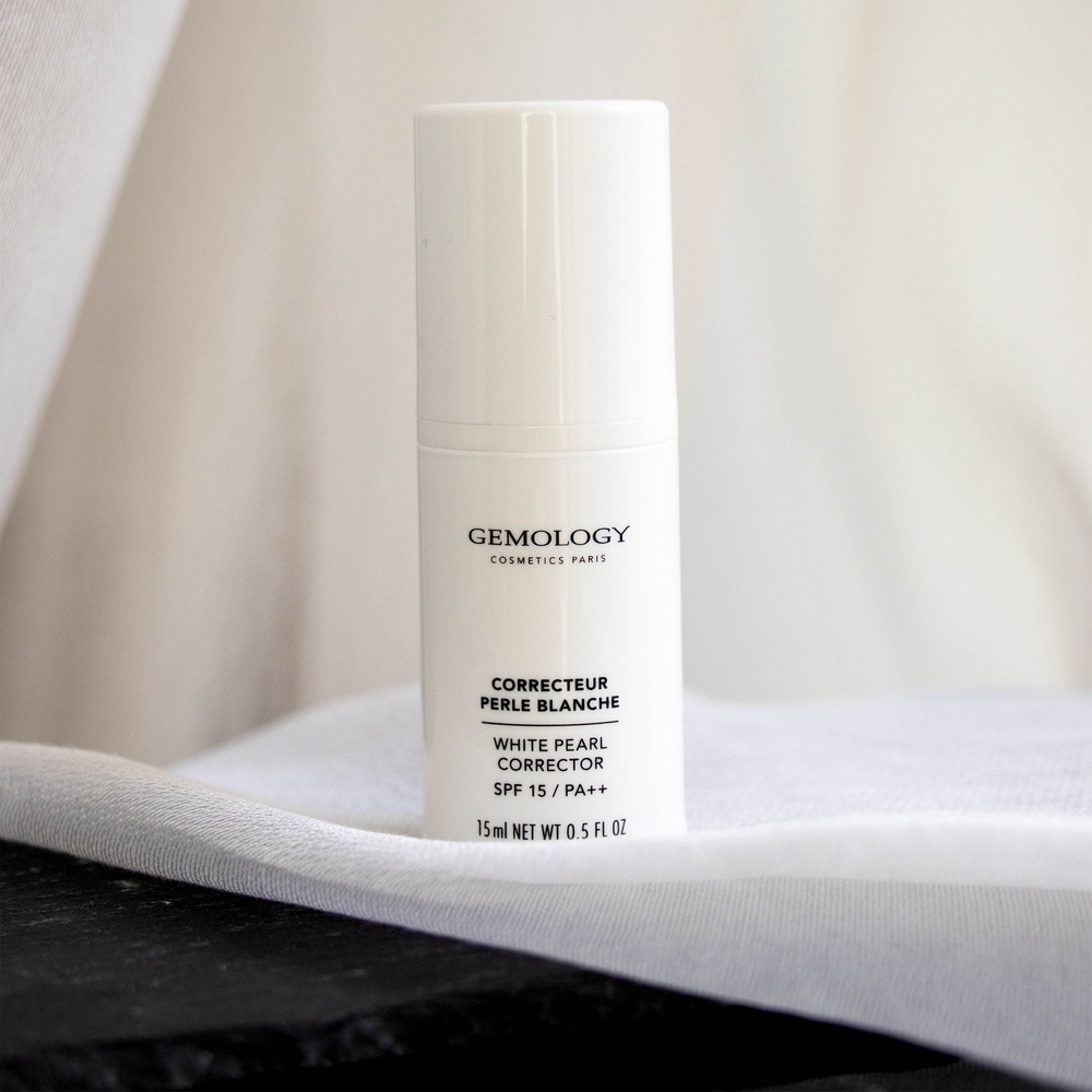 gemology Correcteur Perle Blanche SPF 15 PA +++ -  Anti-Taches, Éclat Correcteur