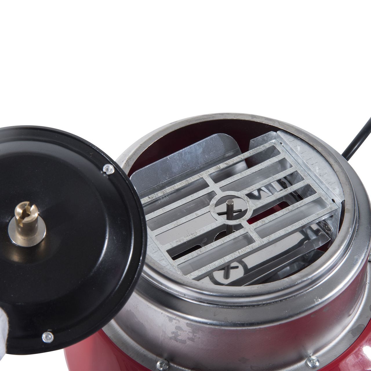 HOMCOM Zuckerwattemaschine Zuckerwattegerät Zuckerwatte Maschine (Modell 1/Rot)