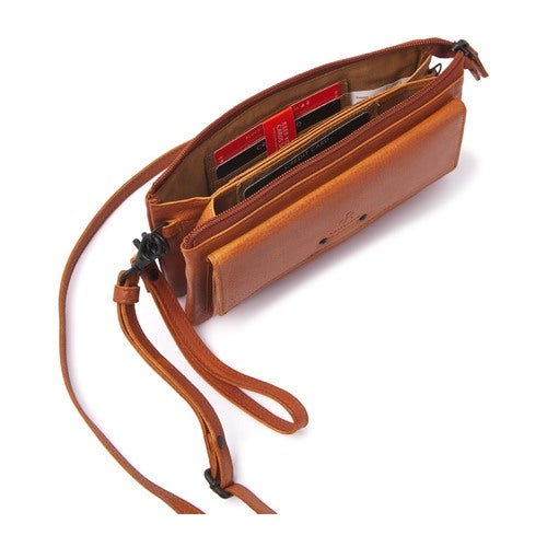 dR Amsterdam Clutch Camel