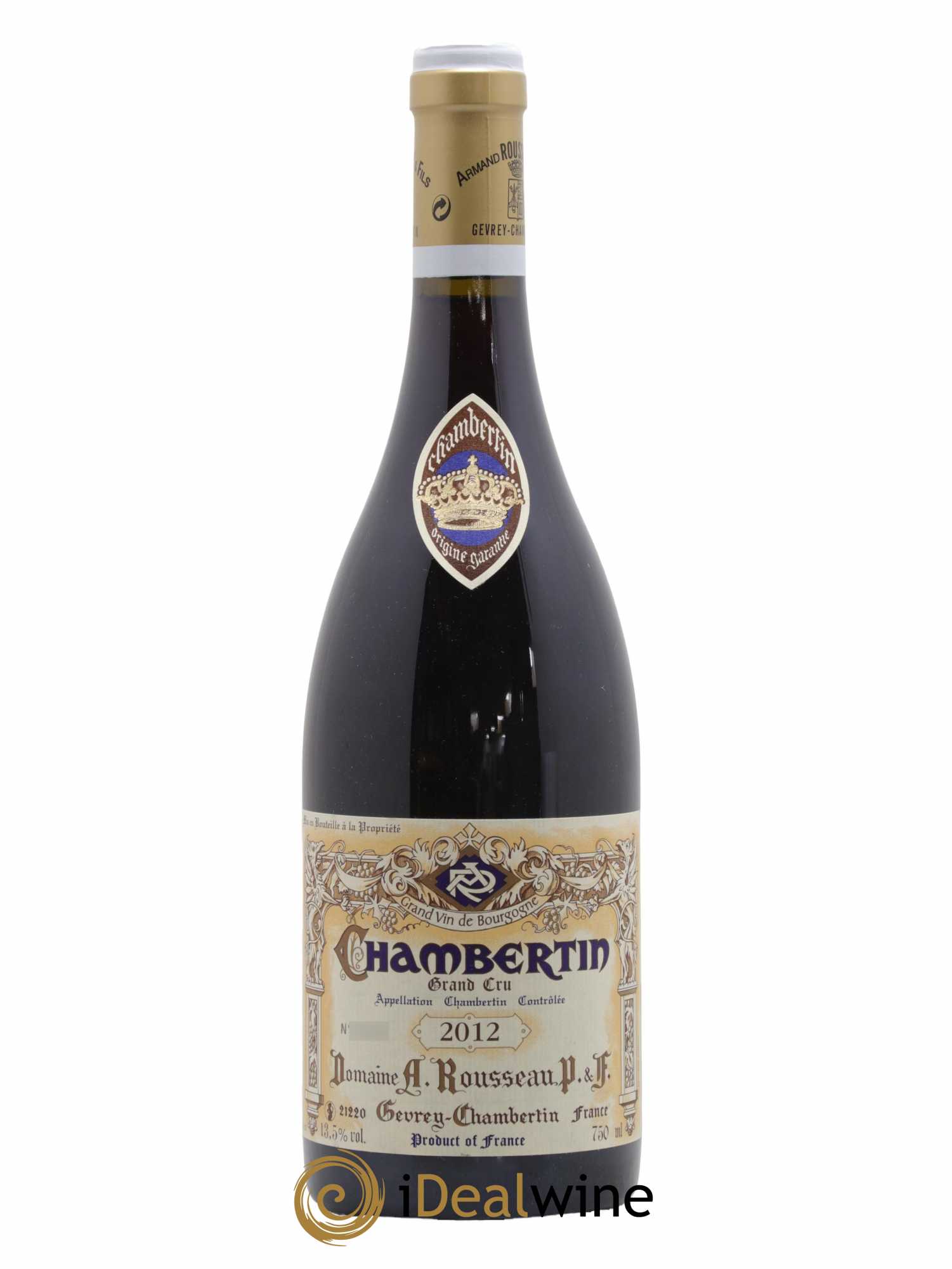 Chambertin Grand Cru Armand Rousseau (Domaine)  2012 - Lot de 1 Bouteille