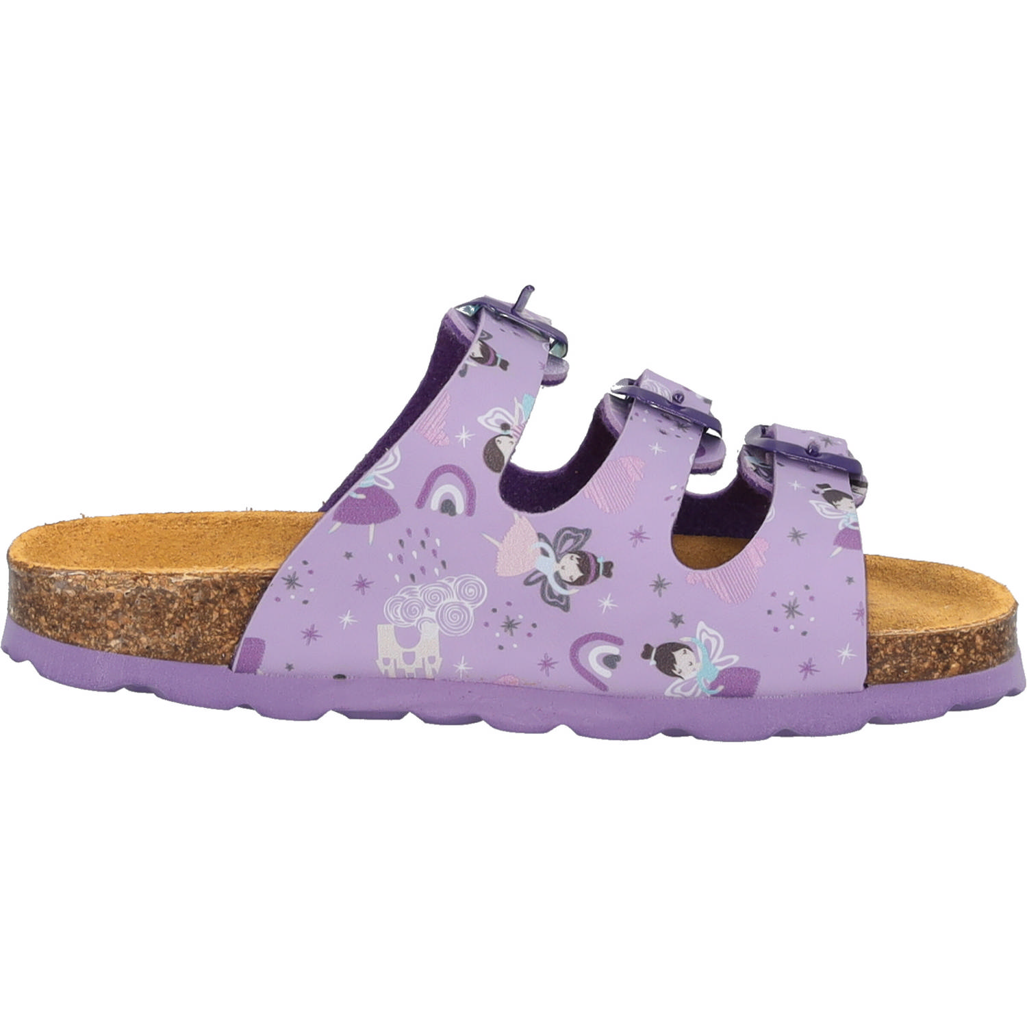 Palado Kids Capri G Print, Pantoletten, Kinder, Lila Fairy