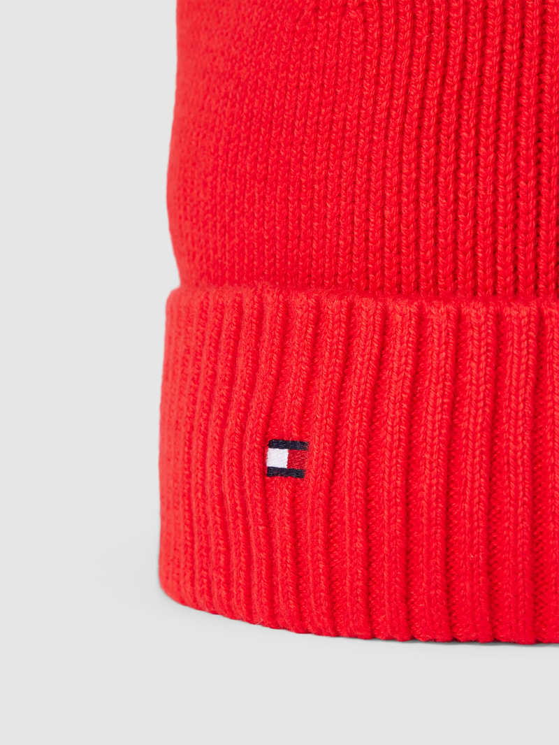 Mütze mit Logo-Stitching Modell 'ESSENTIAL FLAG' in rot