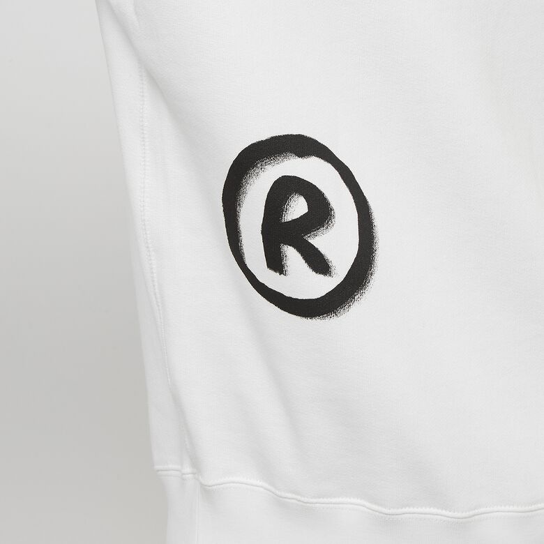 A Bathing Ape Hand Draw Ape Head Crewneck white
