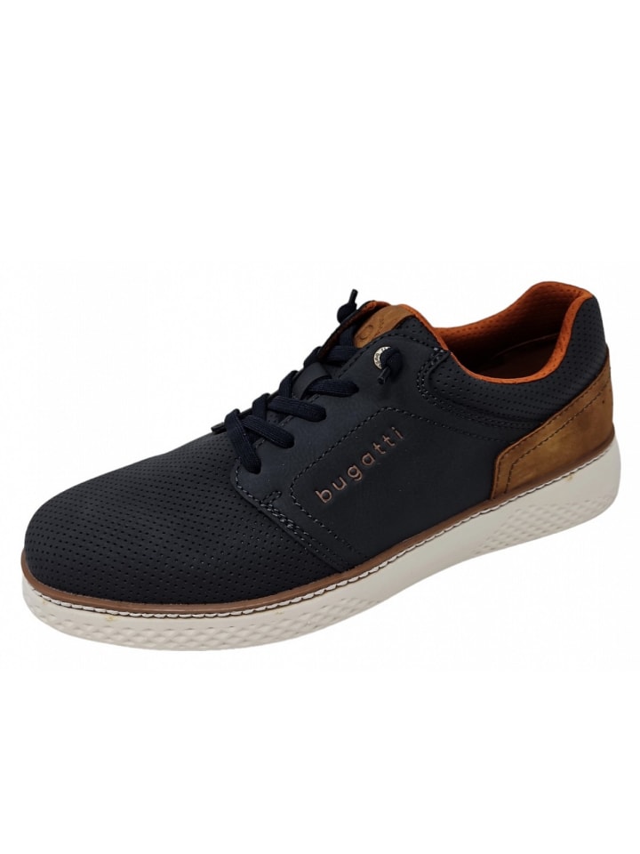 bugatti shoes sportlicher Schnürer Dexter  in Blau günstig kaufen