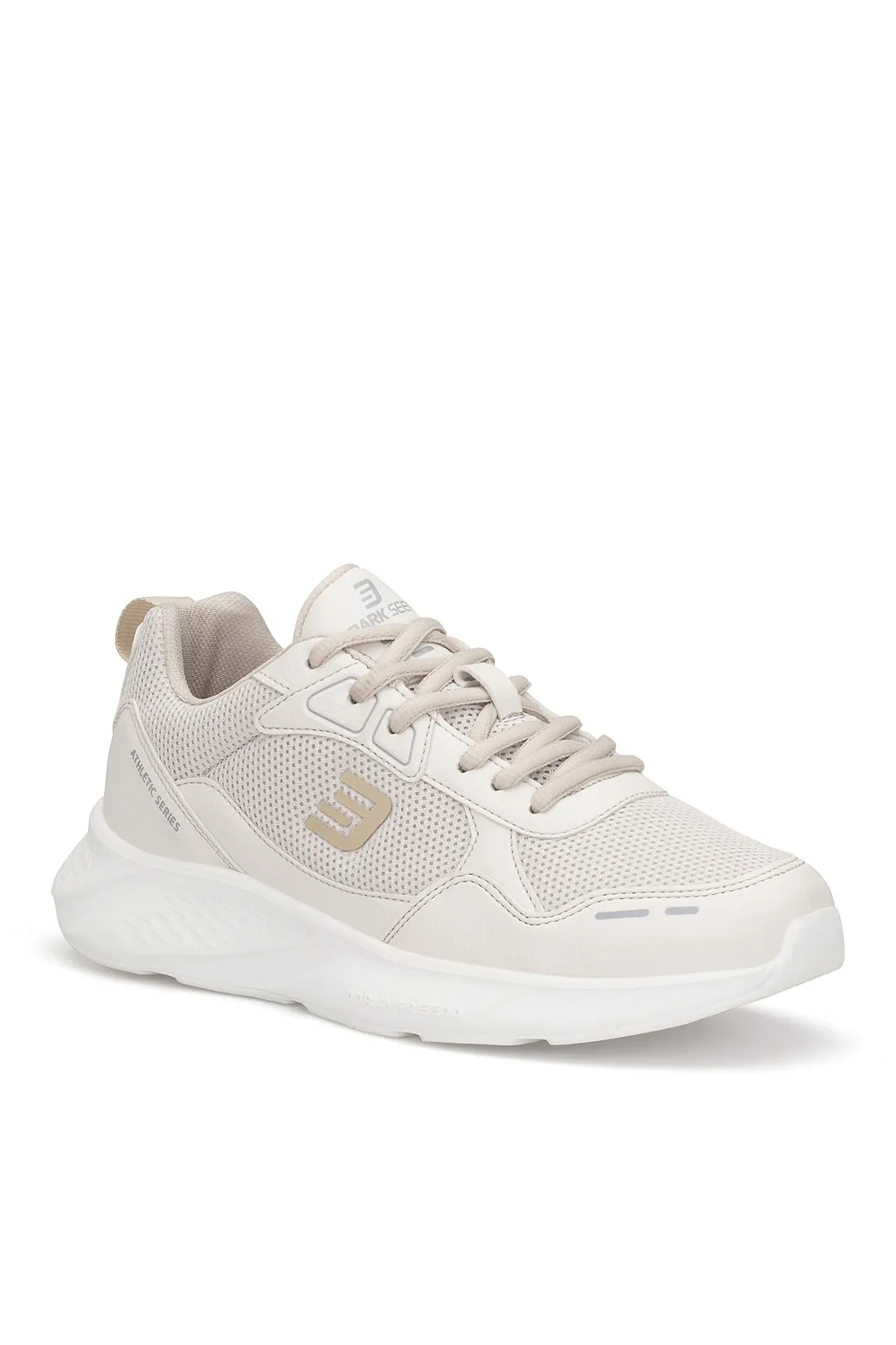 DARK SEER  Beige-weißer Damen-Sneaker