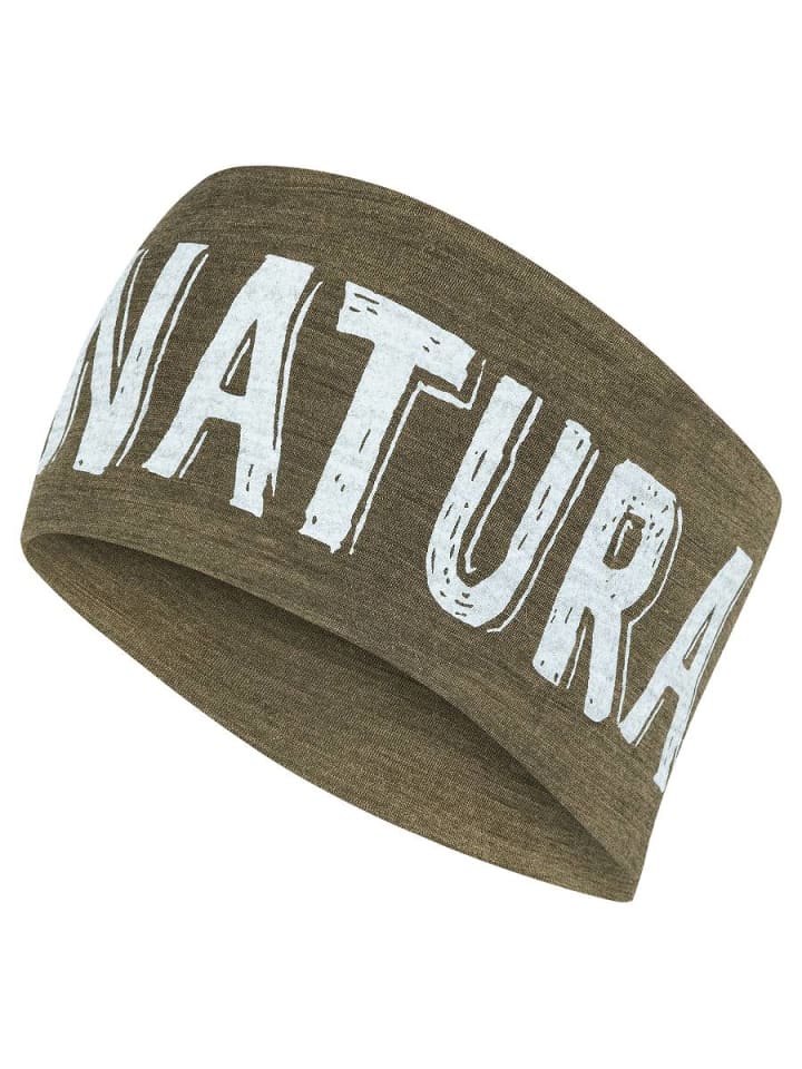 super.natural Merino Stirnband CARTOONIST HEADBAND in graugrün günstig kaufen onesize