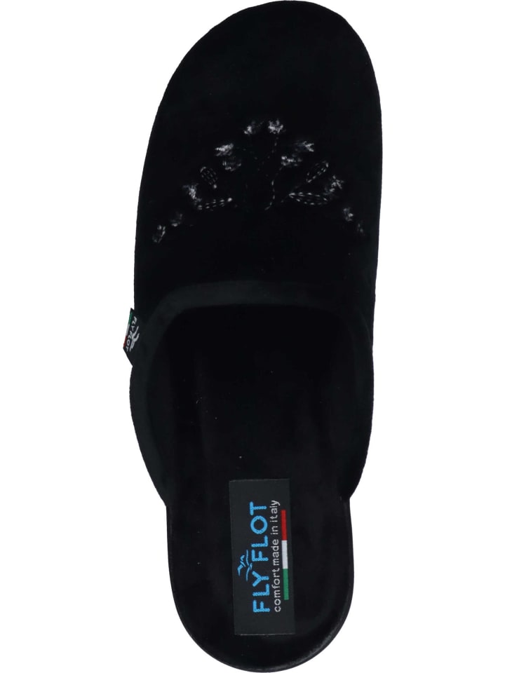 FlyFlot Pantoffeln in schwarz günstig kaufen