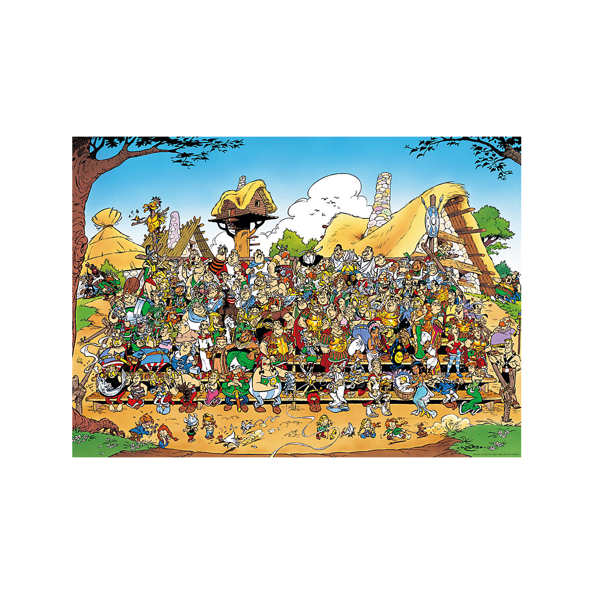 Puzzle 1000 Teile, 70x50 cm, Asterix, Familienfoto