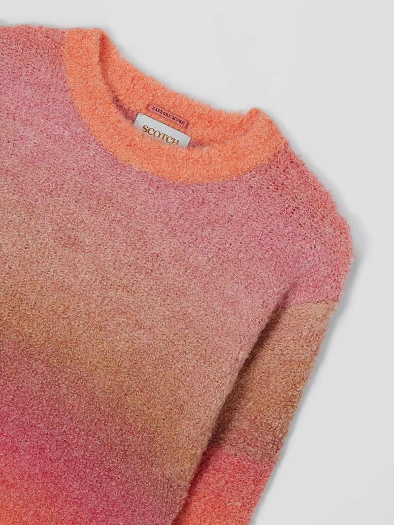 Pullover mit Alpaka-Anteil in rot