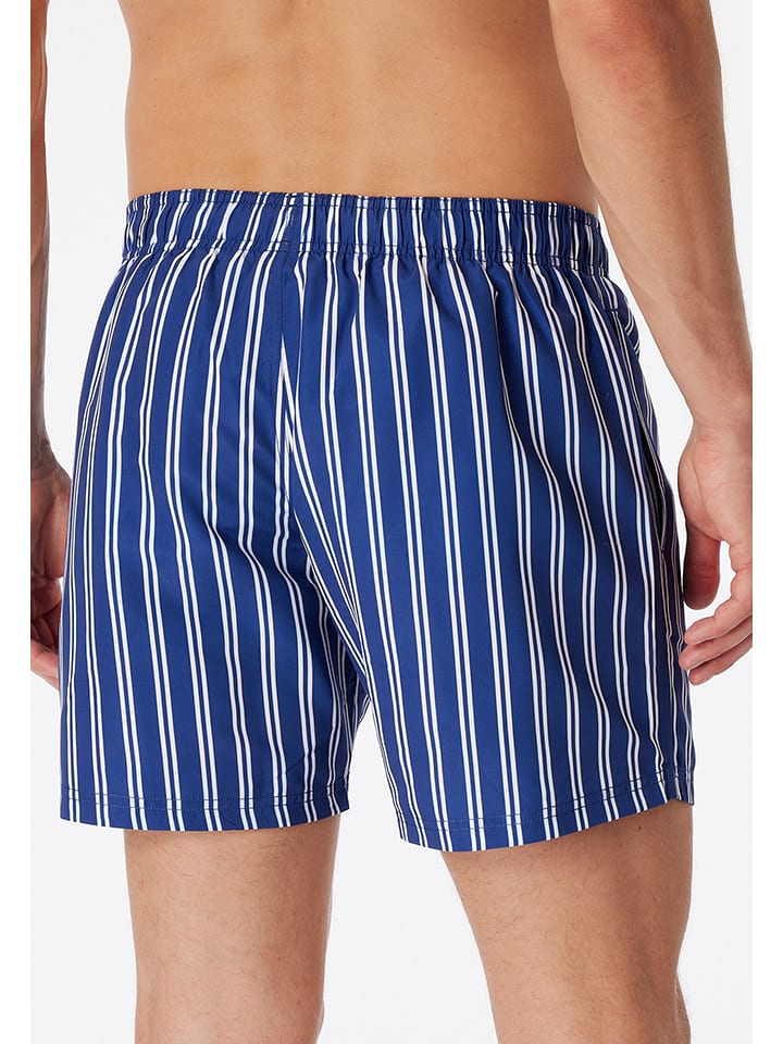 Schiesser Badeshorts in Blau/ Weiß günstig kaufen