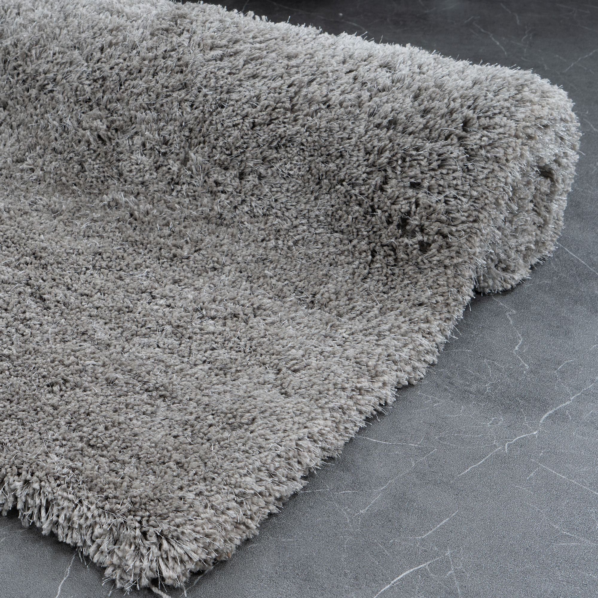Designteppich MONA Teppich Wohnzimmer Hochflor Shaggy langflorig handgefertigt, Consilio Concept