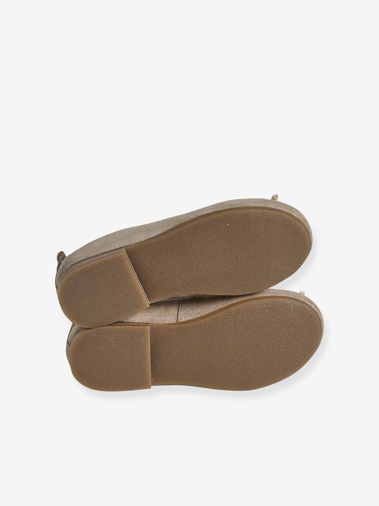 Vertbaudet Glänzende Mädchen Ballerinas - gold