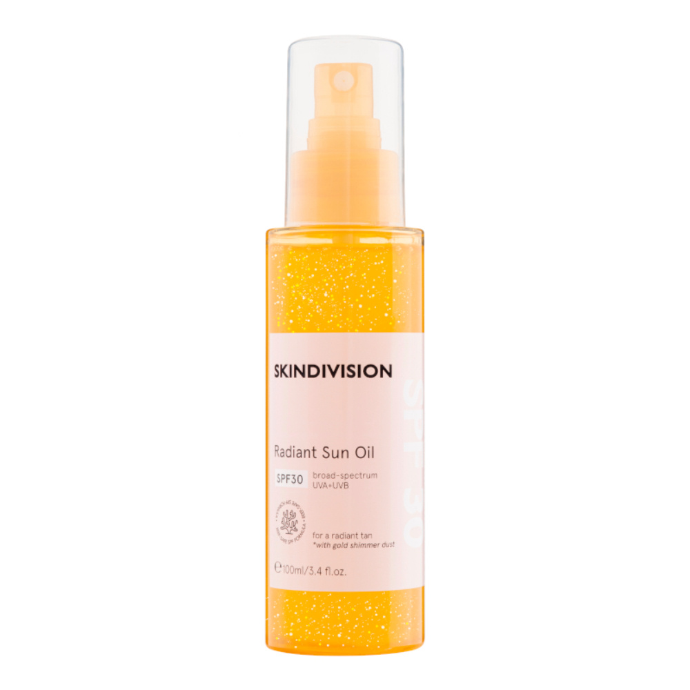 skindivision Huile Solaire Radieuse SPF30 huile de protection solaire
