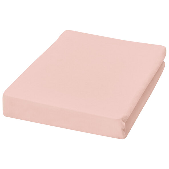 Jersey Spannbetttuch, 180-200 x 200 cm, rosé