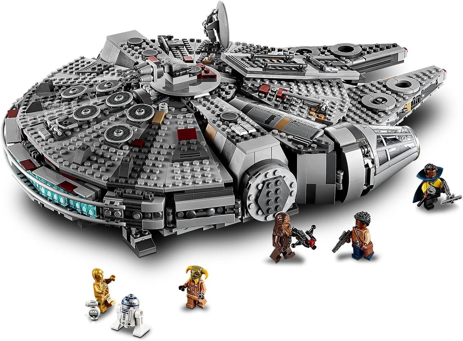 LEGO® Konstruktionsspielsteine Star Wars 75257 Millennium Falcon Raumschiff Bau Set, (Set, 1351 St)
