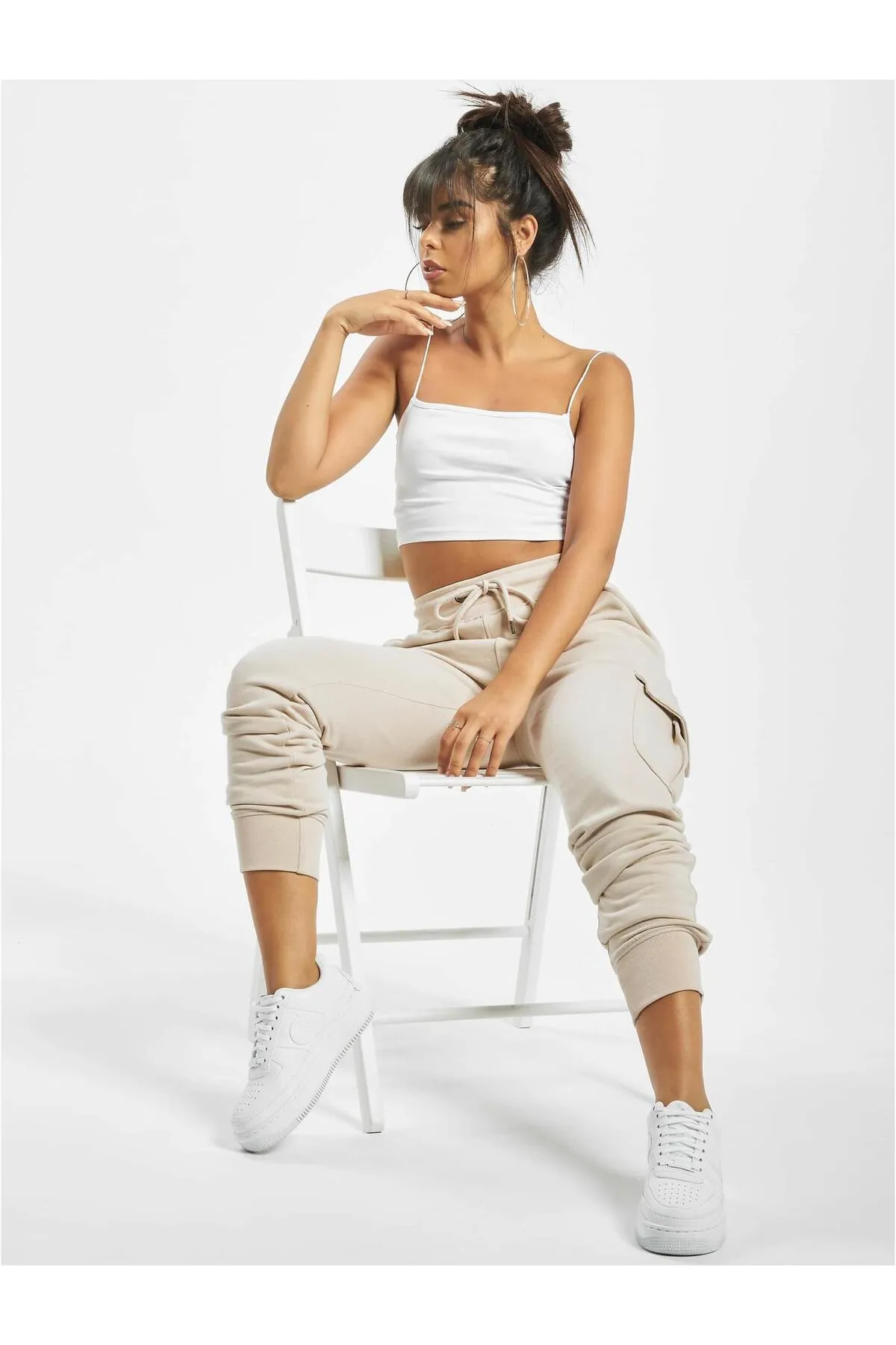 DEF  Jogginghose - Beige - Straight