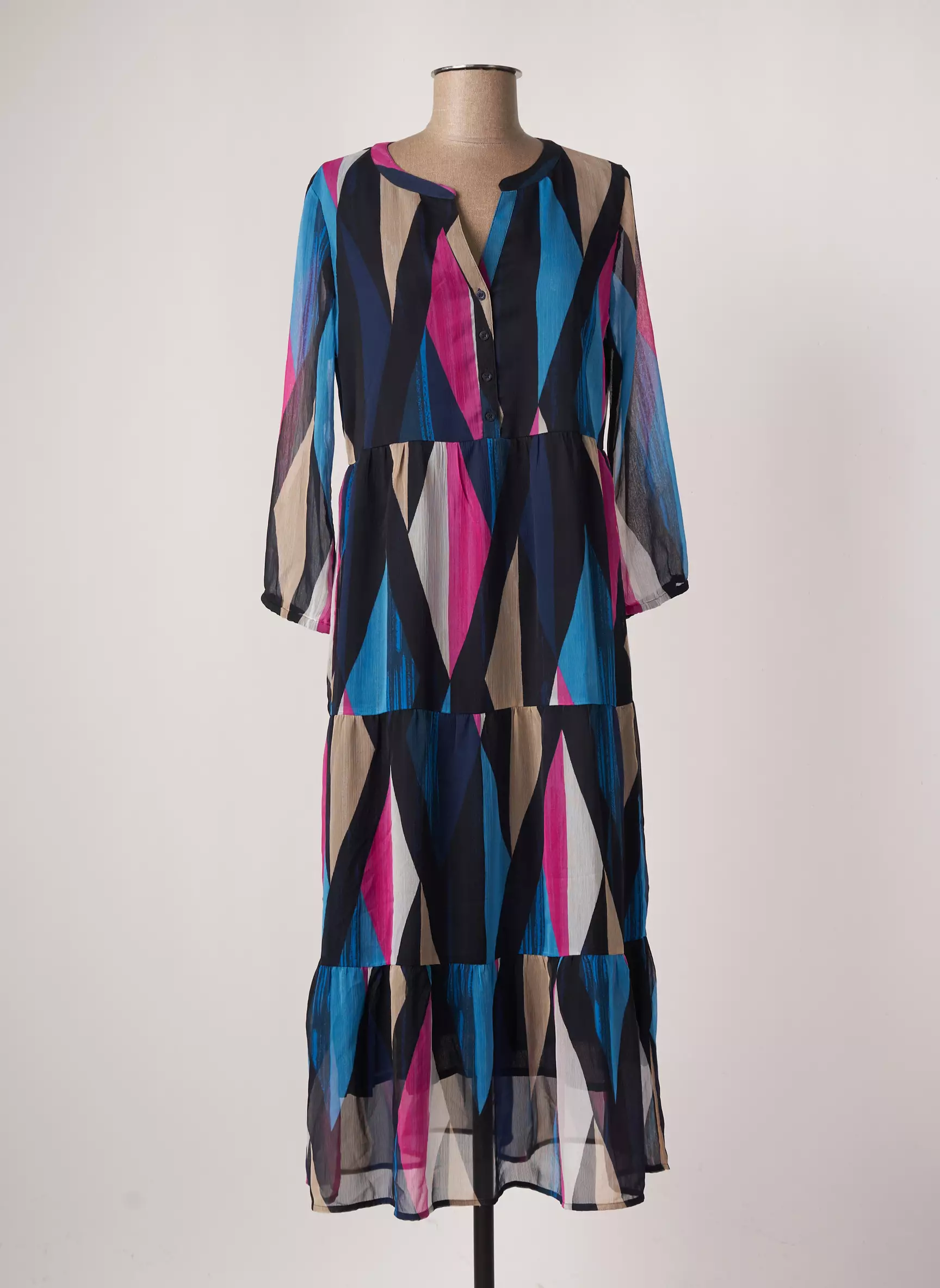 Street One Robes Longues Femme couleur bleu