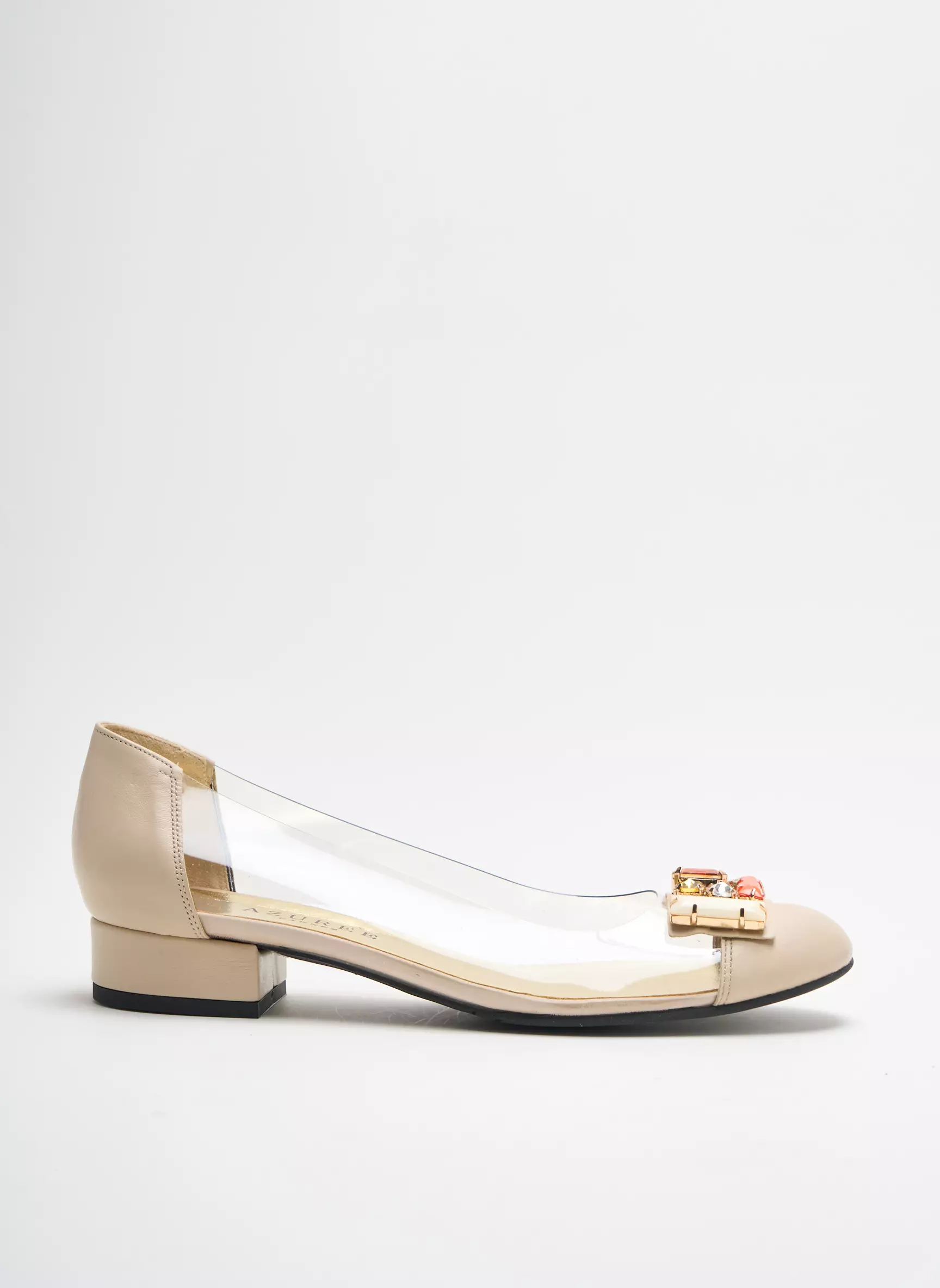 Azuree Ballerines Femme couleur beige