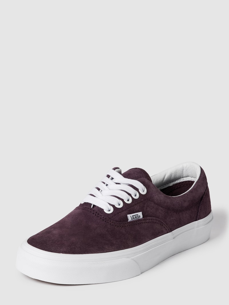 Sneaker mit Label-Details Modell 'Era' in dunkelbraun