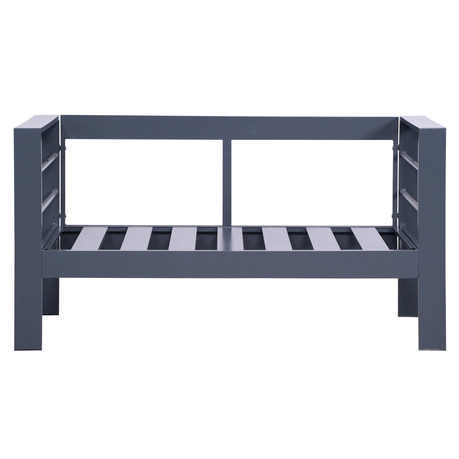 MeXo Loungeset Black Friday/Weihnachten SALE! Alu-Gartenmöbel Set für 4-7 Personen, (1-tlg), Minimalist Outdoor/indoor mit dicke Kissen & Polstern