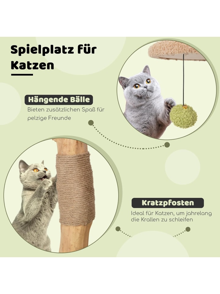 COSTWAY 110cm Kratzbaum in Grün günstig kaufen onesize