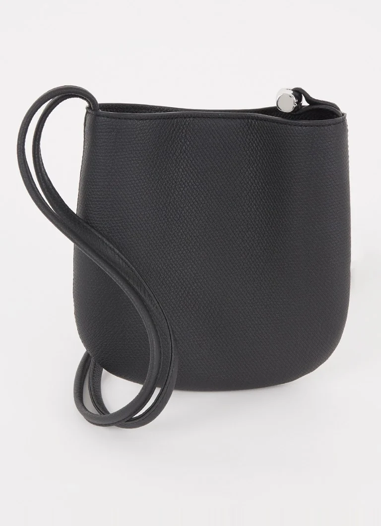 Geantă de umăr din piele Longchamp Le Roseau