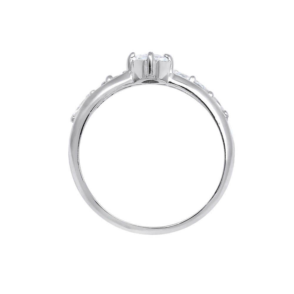 Elli PREMIUM Elli PREMIUM Bague Femmes Étincelant Élégant avec Cristaux de Zirconium en Argent Bague