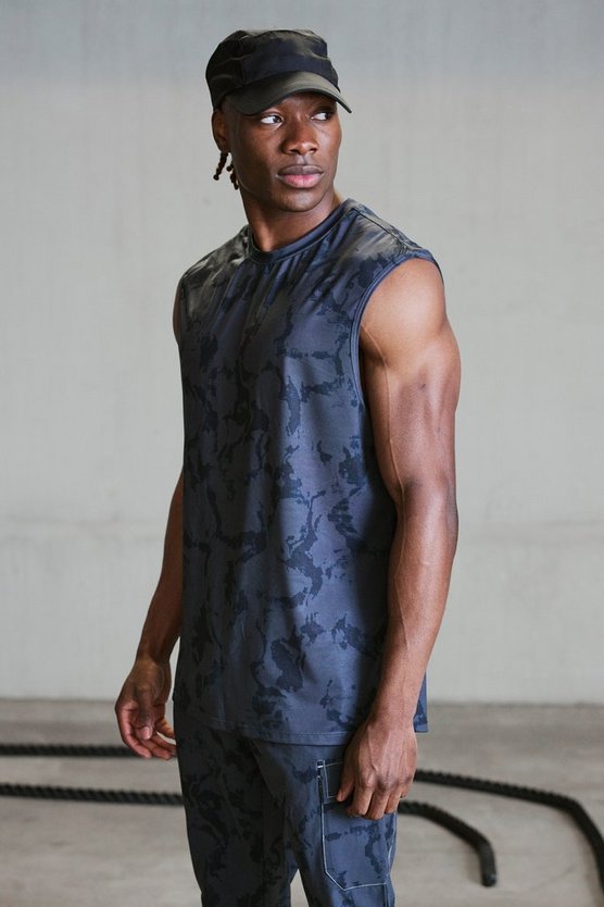 Active Tanktop mit Acid-Waschung