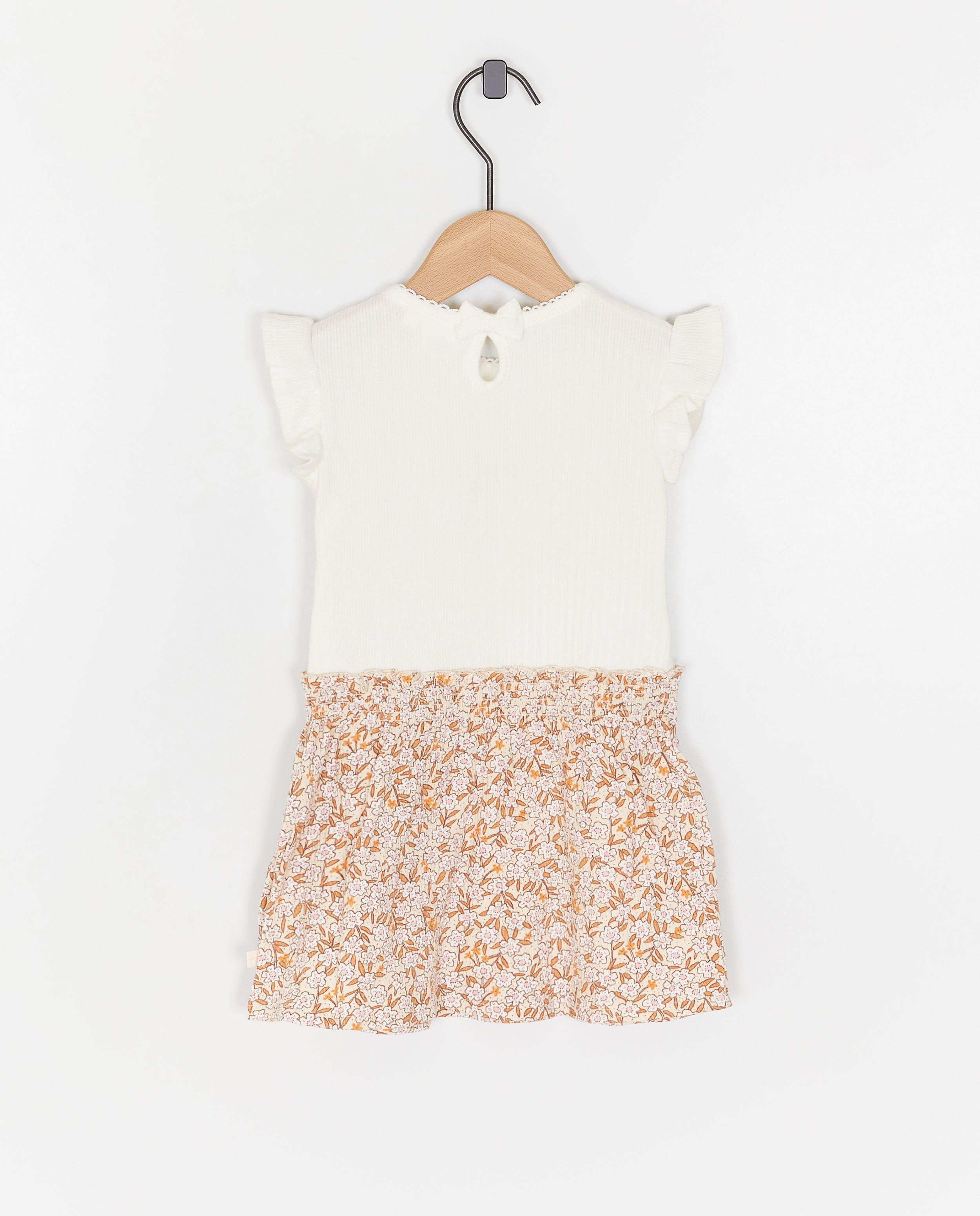 Rochie Feetje cu model fin cu nervuri albe