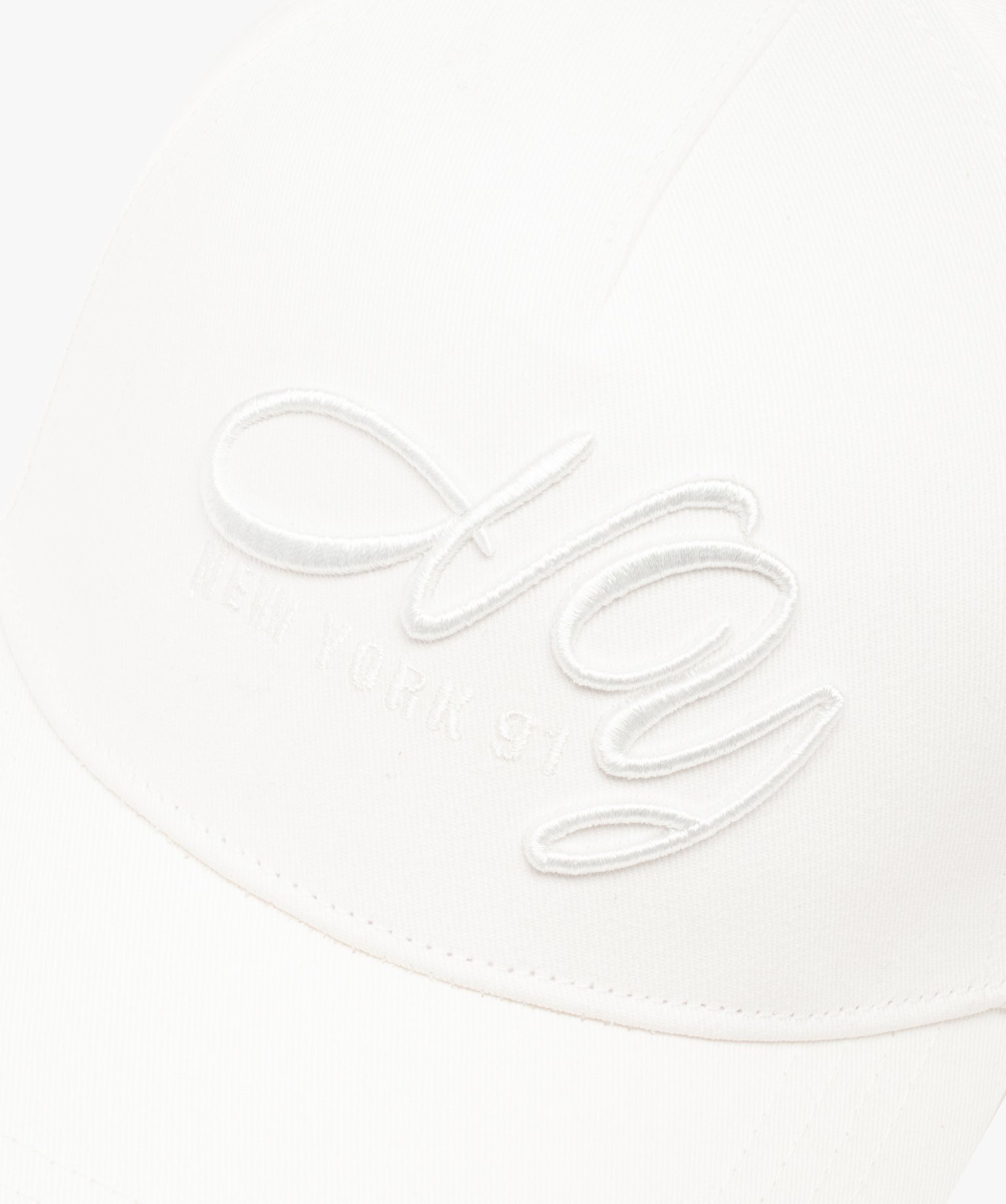 Casquette femme avec inscription brodée blanc | GEMO