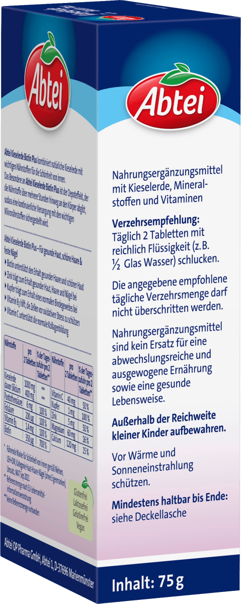 Kieselerde Biotin Plus Tabletten 56 St, 75 g