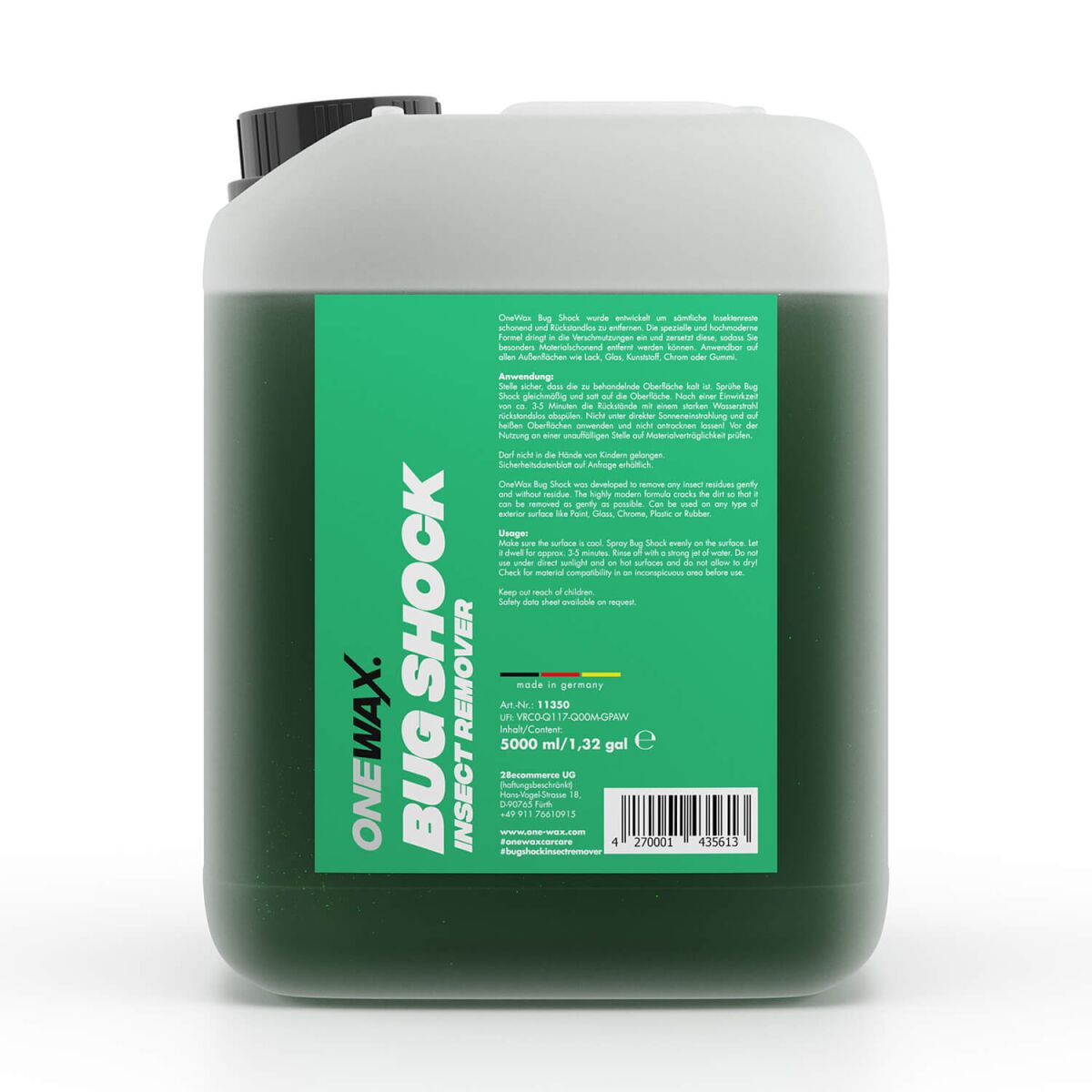 ONEWAX Bug Shock Insektenentferner 5L