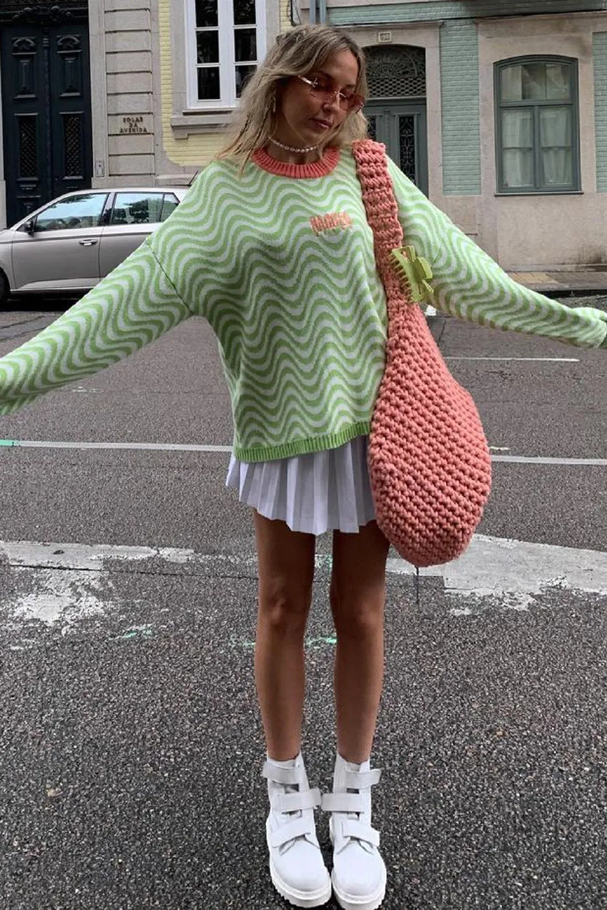 Madmext  Pullover - Grün - Regular Fit
