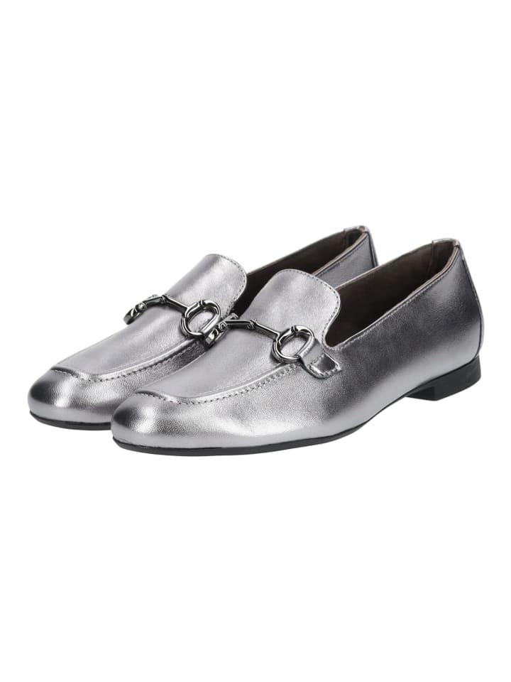 Paul Green Slipper in Metallic Silver günstig kaufen