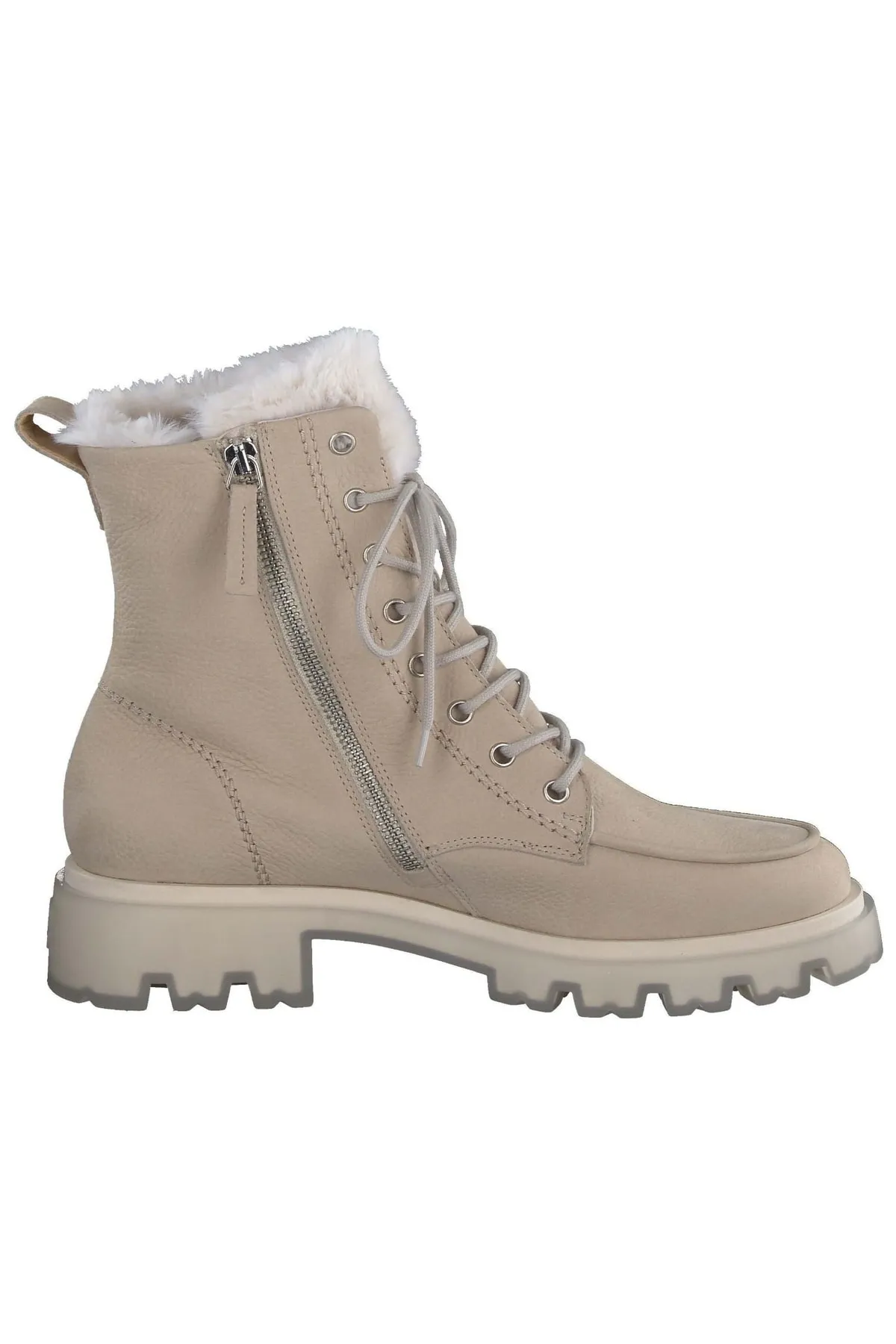 Paul Green  Stiefelette - Beige - Blockabsatz