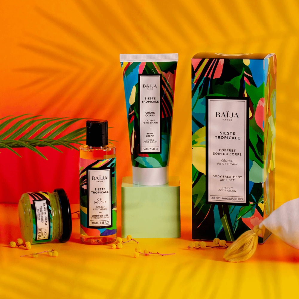 baïja Coffret Rituel soins corps Sieste Tropicale Coffret corps