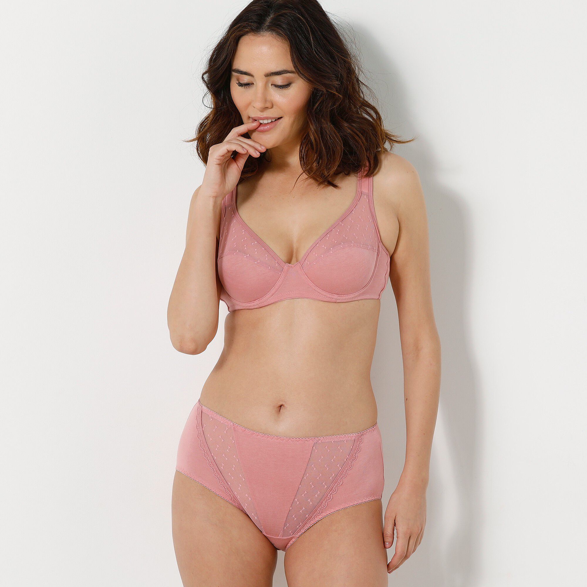 Soutien-gorge dentelle unie Casma