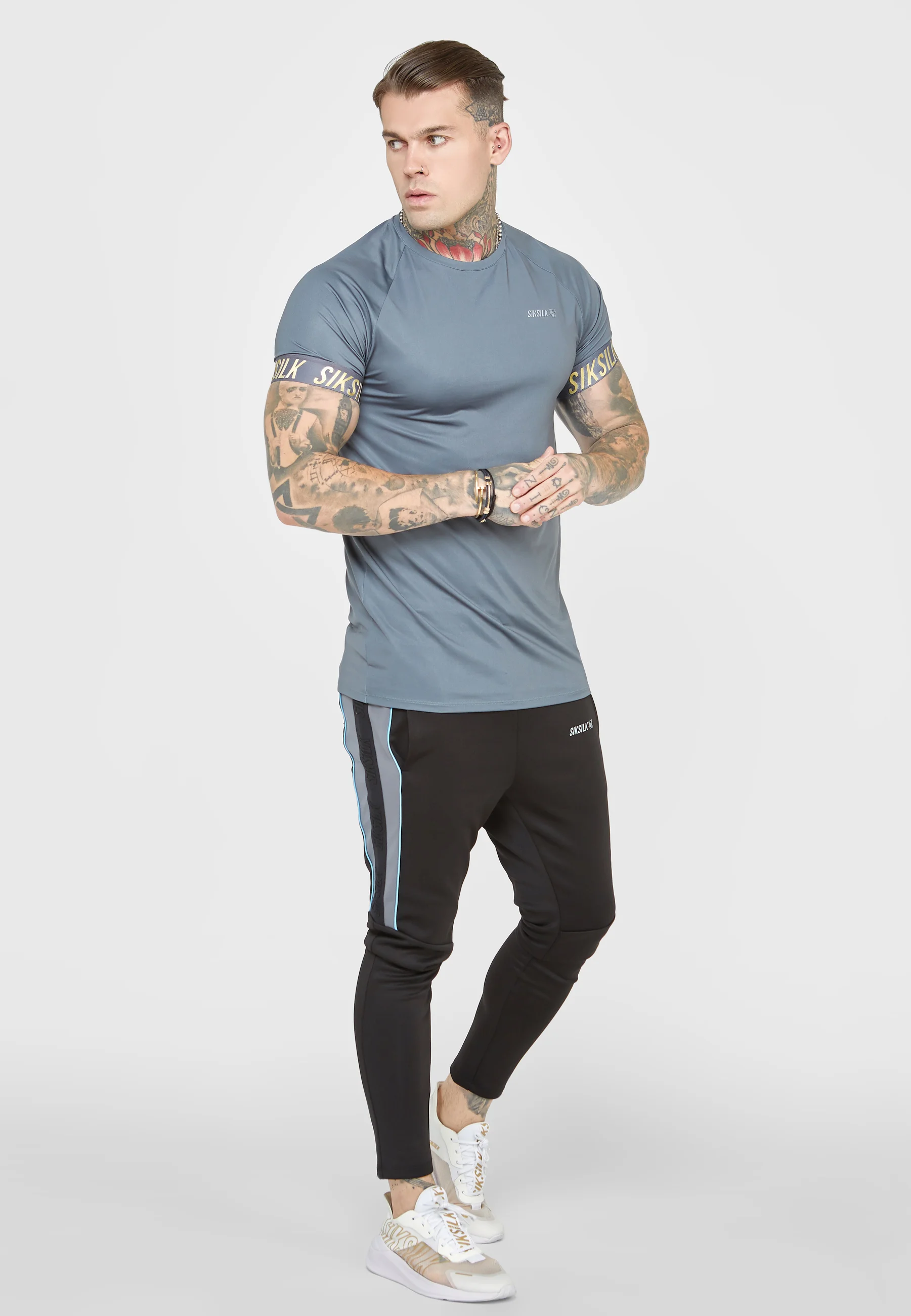 SIKSILK ACTIVE TECH - Camiseta con estampado