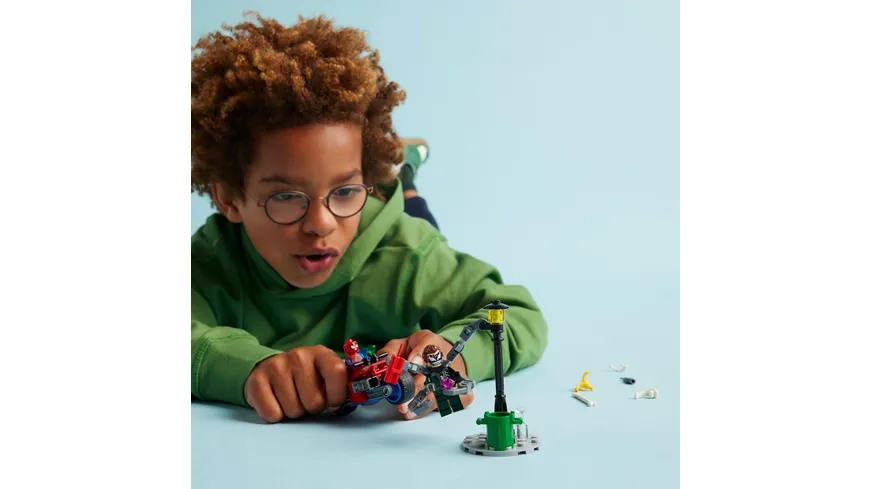 LEGO Marvel 76275 Motorrad-Verfolgungsjagd: Spider-Man vs. Doc Ock