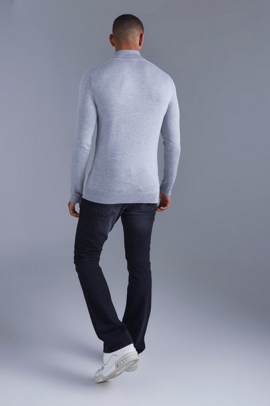 Muscle-Fit Rollkragenpullover