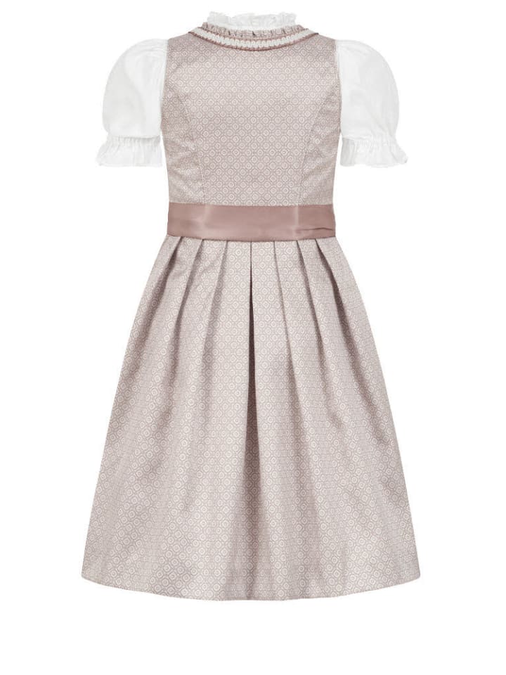 Nübler Kinderdirndl 3-teilig Stella in Taupe günstig kaufen